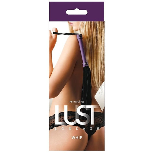 Lust Bondage Whip Purple Restraint by NS Novelties - Whips And Crops