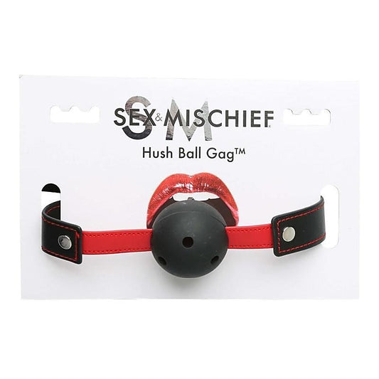 Hush Ball BDSM Mouth Gag by Sportsheets - Bondage Gags and Bits