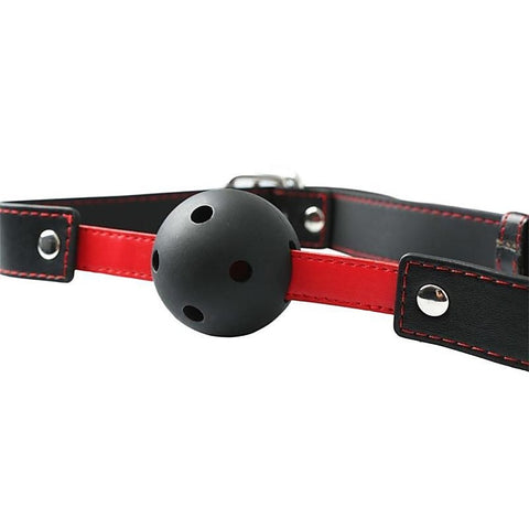 Premium Hush Ball BDSM Mouth Gag by Sportsheets - Bondage Gags and Bits