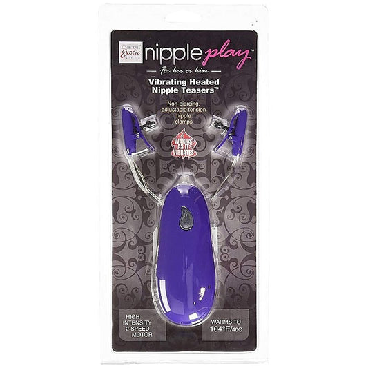 Nipple Play Vibrating Heated Nipple Teasers - Nipple and Clit Clamps