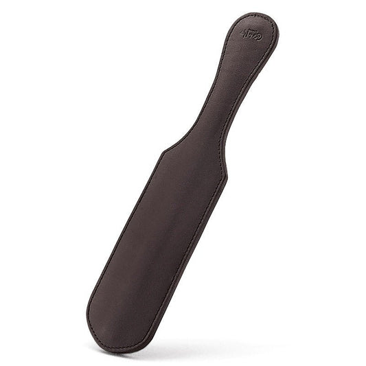 Brown Leather Bondage Paddle by Coco de Mer - Paddles And Slappers