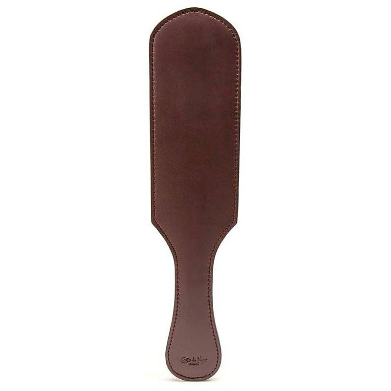 Premium Brown Leather Paddle by Coco de Mer - Paddles And Slappers