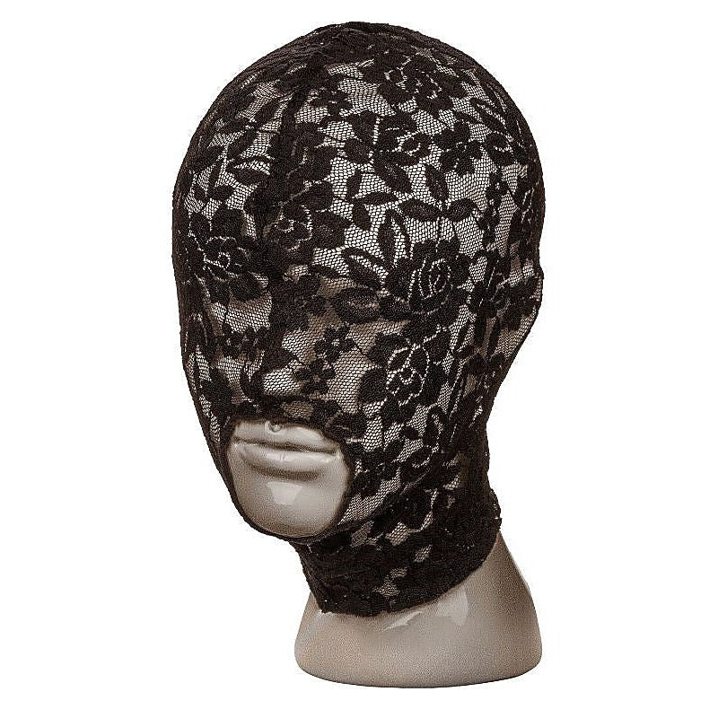 Premium Scandal Lace Hood by California Exotics - Bondage Hoods