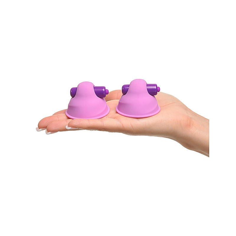 Fantasy for Her Vibrating Nipple Suck-Hers Clamps - Nipple and Clit Clamps