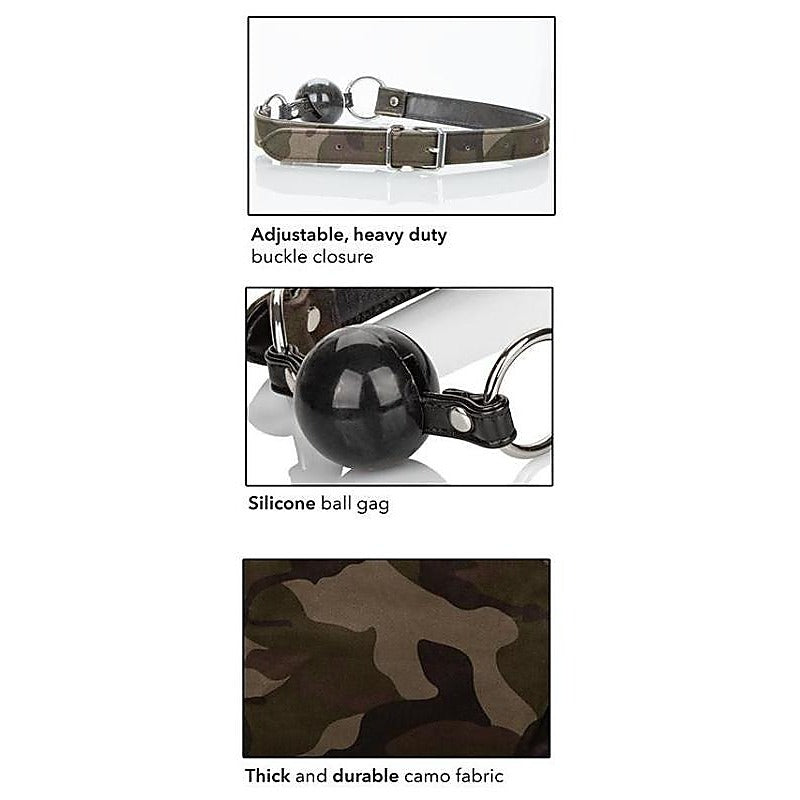 Colt Camo Ball Gag by California Exotics - Bondage Gags and Bits
