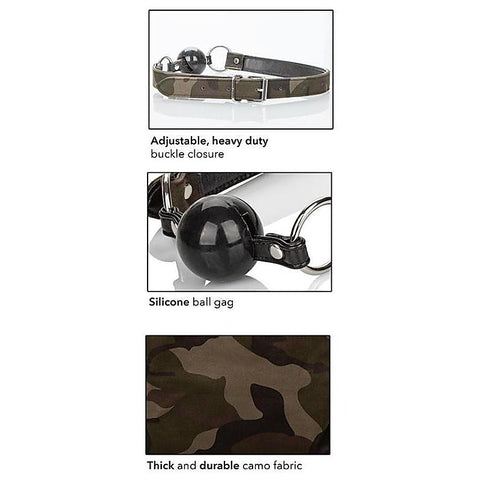 Colt Camo Ball Gag by California Exotics - Bondage Gags and Bits