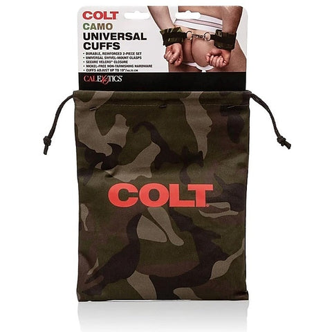 California Exotics Colt Camo Universal Versatile Bondage Cuffs Military Style - Cuffs and Restraints