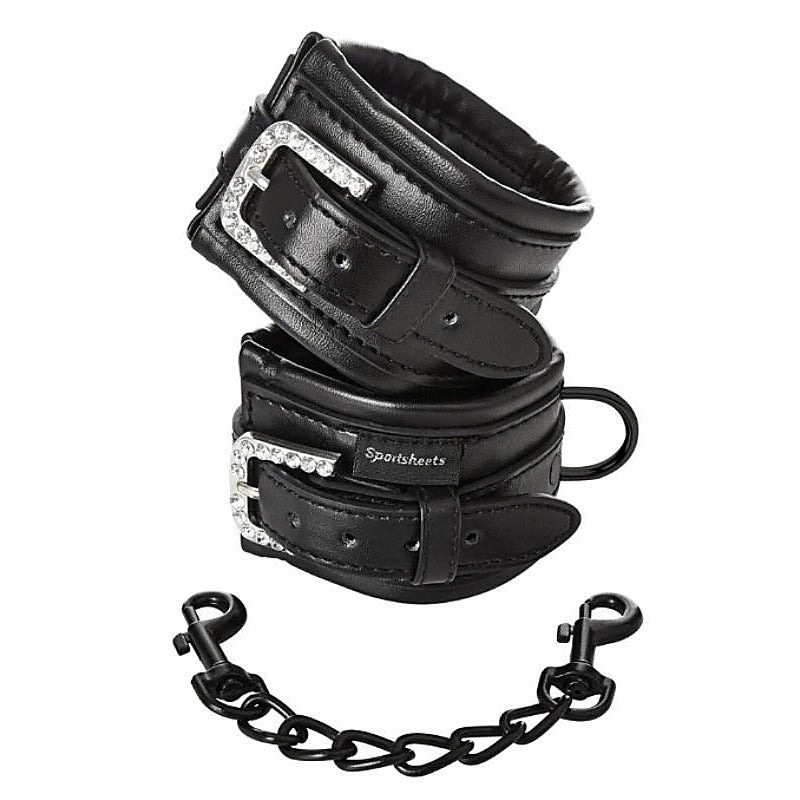 Sincerely Bling Cuffs by Sportsheets - Cuffs and Restraints