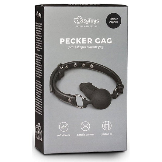 Gag With Silicone Dong by Easytoys - Bondage Gags and Bits