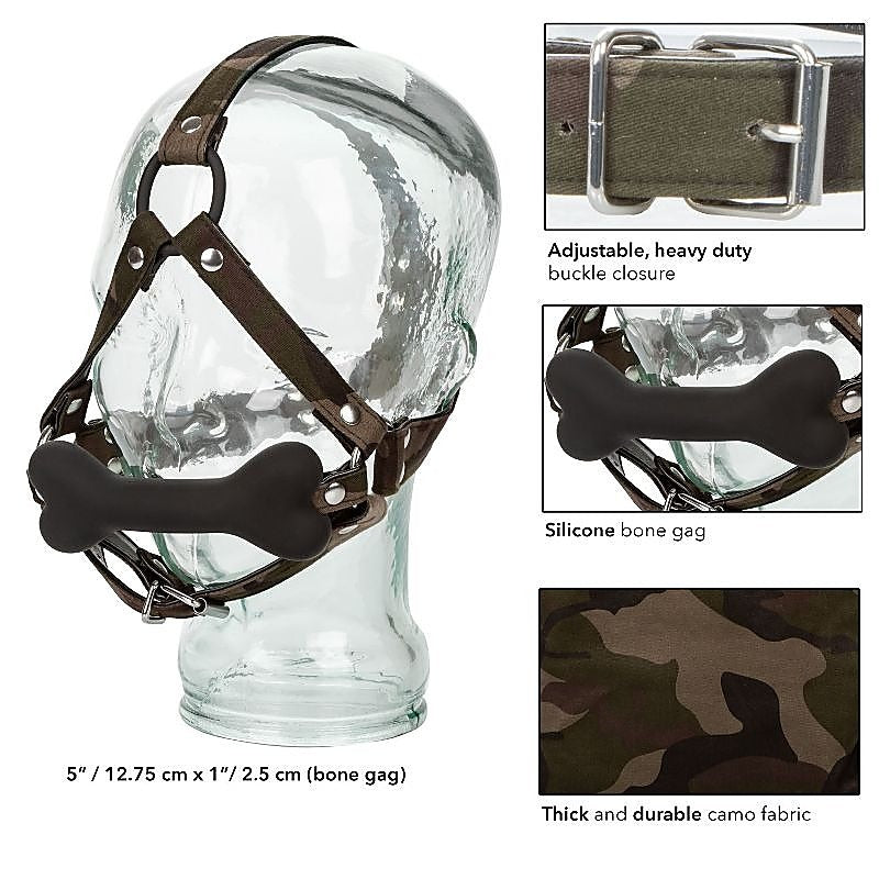 Colt Camo Bone Gag by California Exotics - Bondage Gags and Bits