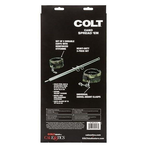 Colt Camo Spread Em Bondage Spreader Bar - Spreaders and Hangers