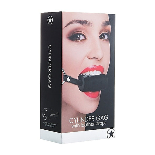 Cylinder Gag by Shots Toys - Bondage Gags and Bits