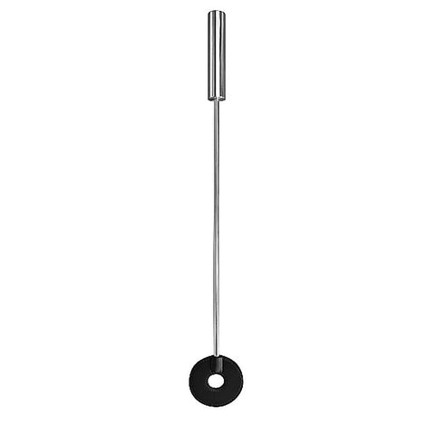 Leather Circle Tipped Crop by Shots Toys - Whips And Crops