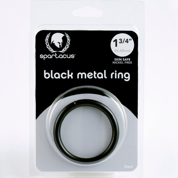 Black Steel C Ring - - Cock Rings