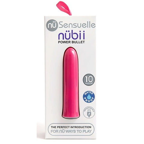 Nu Sensuelle Nubii Compact Bullet Vibrator with 10 Customizable Functions - Bullet Vibrators