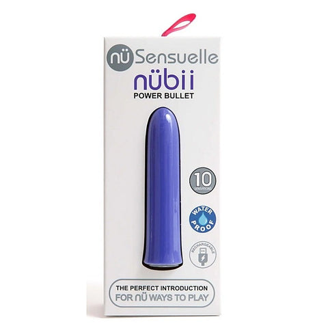 Nu Sensuelle Nubii Compact Bullet Vibrator with 10 Customizable Functions - Bullet Vibrators