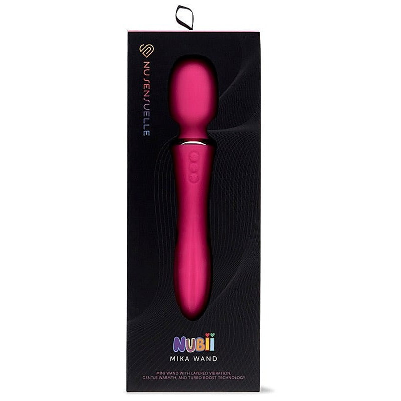 Nu Sensuelle Nubii Mika Versatile Pleasure Wand Rechargeable Waterproof - Body Wands