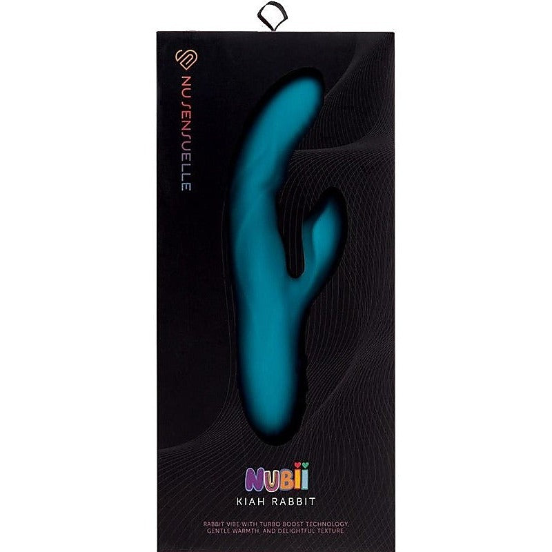 Nu Sensuelle Nubii Kiah Silicone Rabbit Vibrator with Dual Motors - Rabbit Vibrators