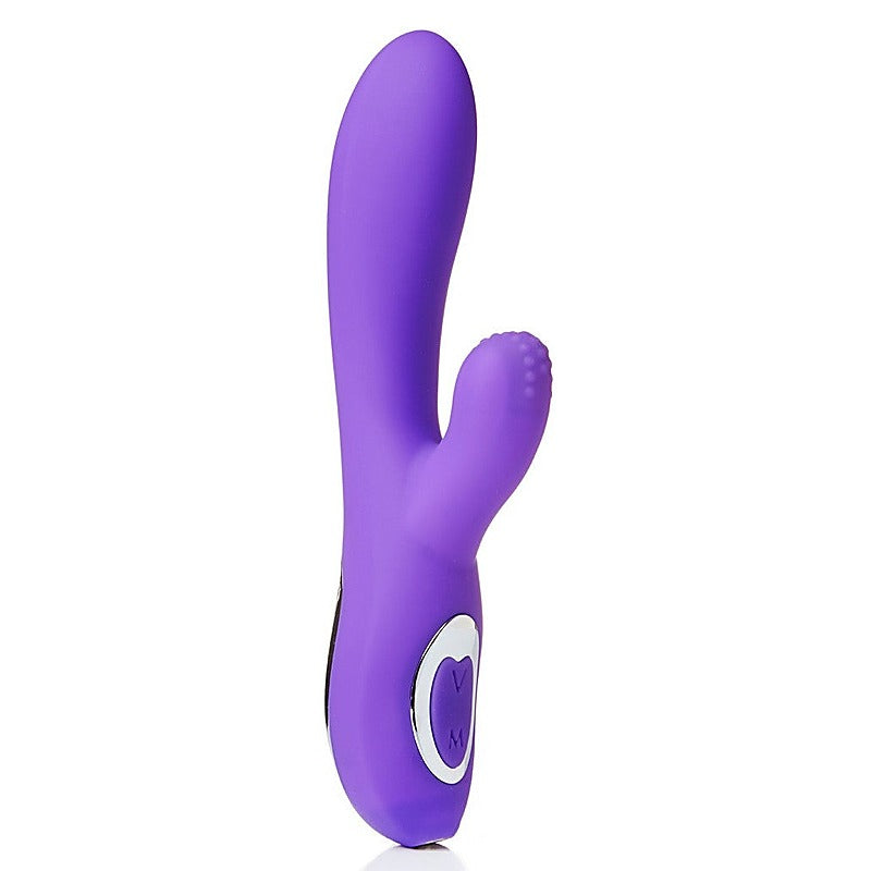 Nu Sensuelle Luxe Powerful Silicone Rabbit Vibrator with Dual Motors - Rabbit Vibrators