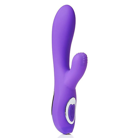Nu Sensuelle Luxe Powerful Silicone Rabbit Vibrator with Dual Motors - Rabbit Vibrators