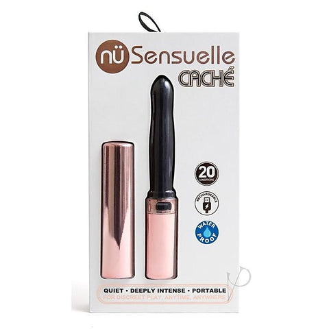 Nu Sensuelle Cache G Spot Vibrator with 20 Functions and Waterproof Design - G-Spot Vibrators