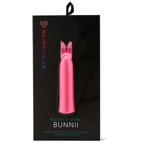 Nu Sensuelle Bunnii Compact Silicone Vibrator for Clitoral Stimulation - Rabbit Vibrators