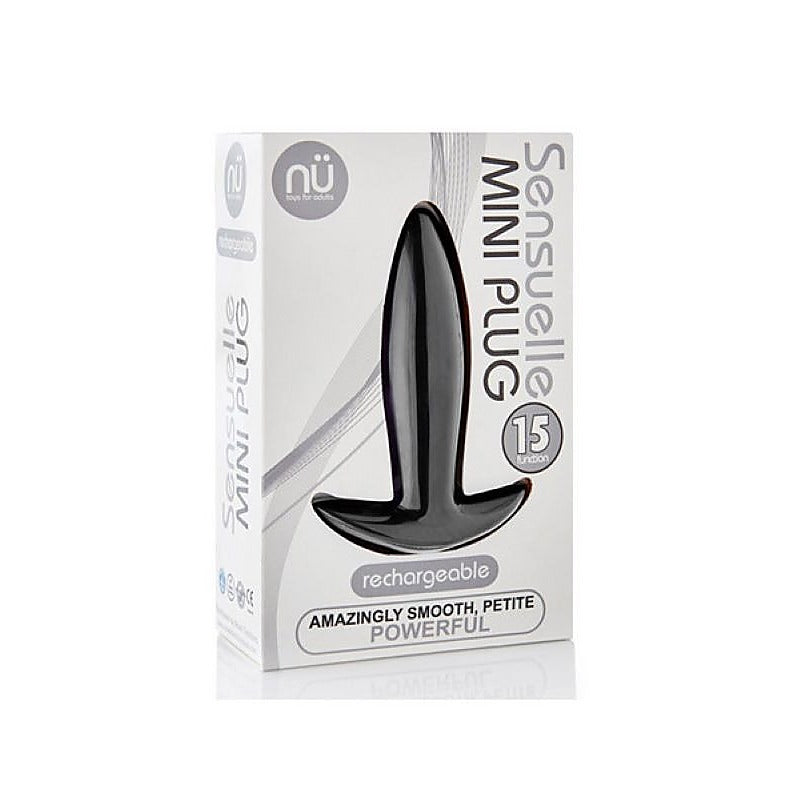 Nu Sensuelle Compact Vibrating Pleasure Plug 15 Function Anal Vibrator - Butt Plugs