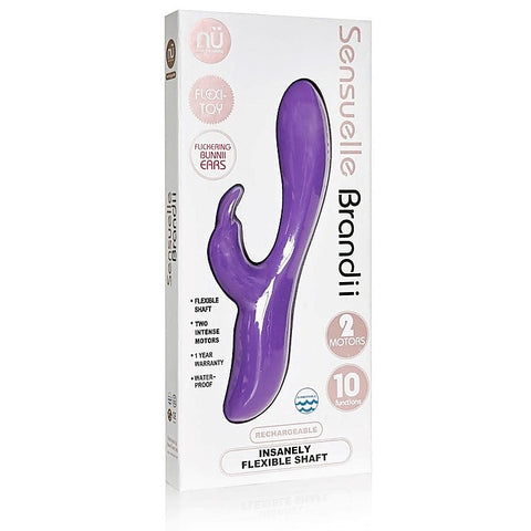 Brandii Dual-Motor Vibrator by Nu Sensuelle - Rabbit Vibrators