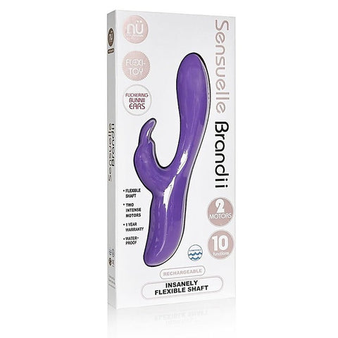 Brandii Dual-Motor Vibrator by Nu Sensuelle - Rabbit Vibrators