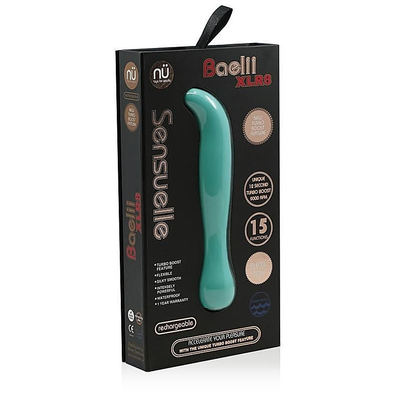 Nu Sensuelle Baelii XLR8 Powerful G Spot Stimulation Vibrator with Turbo - G-Spot Vibrators