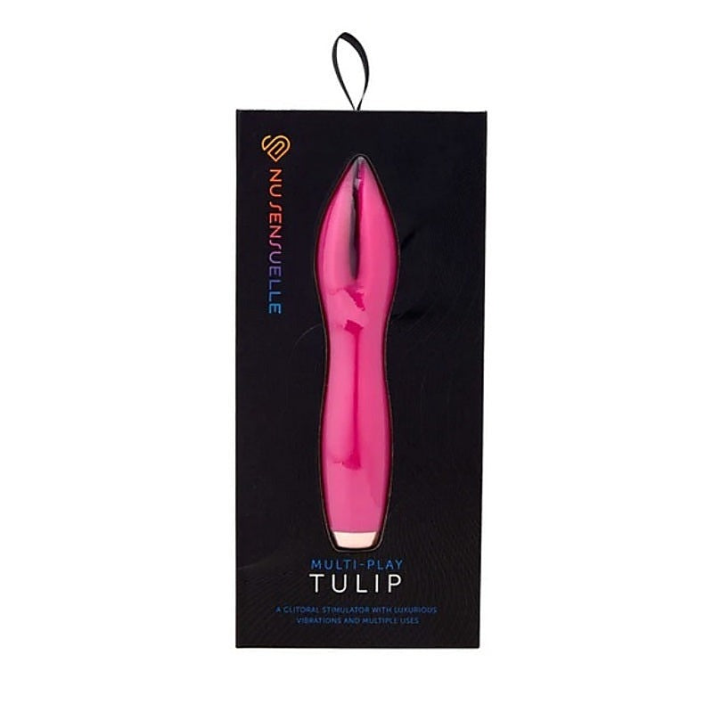 Nu Sensuelle Multi Play Tulip Waterproof Vibrator with Four Powerful Motors - Clit Ticklers and Pulsators