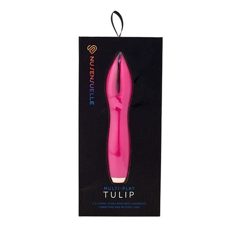 Nu Sensuelle Multi Play Tulip Waterproof Vibrator with Four Powerful Motors - Clit Ticklers and Pulsators