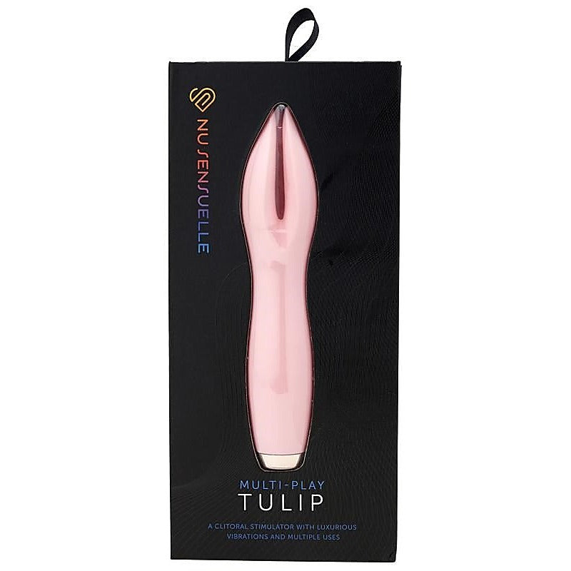 Nu Sensuelle Multi Play Tulip Waterproof Vibrator with Four Powerful Motors - Clit Ticklers and Pulsators