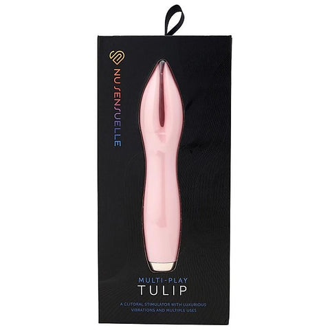 Nu Sensuelle Multi Play Tulip Waterproof Vibrator with Four Powerful Motors - Clit Ticklers and Pulsators