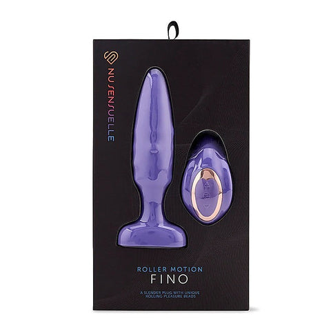 Nu Sensuelle Roller Motion Fino Butt Plug with Roller Motion and Remote Control - Butt Plugs