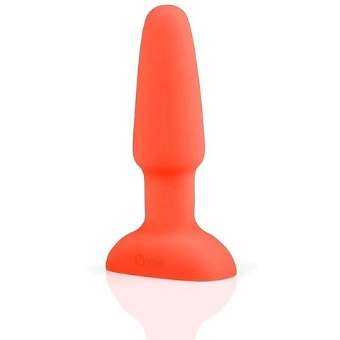 B Vibe Indulge in Rimming Bliss Wireless Plug with Rotating Beads - Butt Plugs