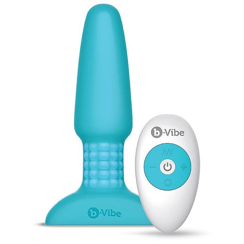 B Vibe Customizable Anal Sensation Rimming Plug 2 Rotating Beads - Butt Plugs
