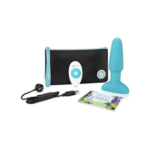 B Vibe Customizable Anal Sensation Rimming Plug 2 Rotating Beads - Butt Plugs