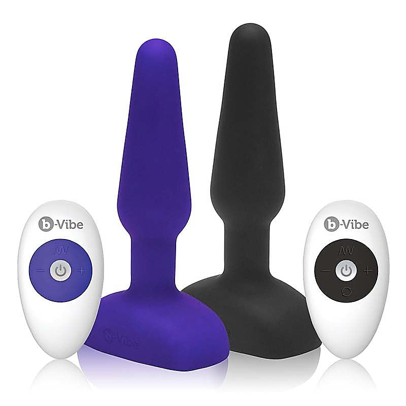 Trio Premium Vibrating Butt Plug by B-Vibe - Butt Plugs