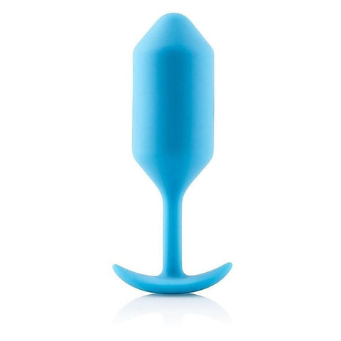 B Vibe Snug Plug 3 Weighted Silicone Butt Plug for Extended Anal Play - Butt Plugs