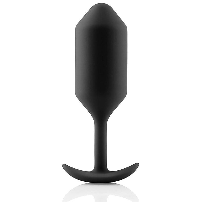 B Vibe Snug Plug 3 Weighted Silicone Butt Plug for Extended Anal Play - Butt Plugs