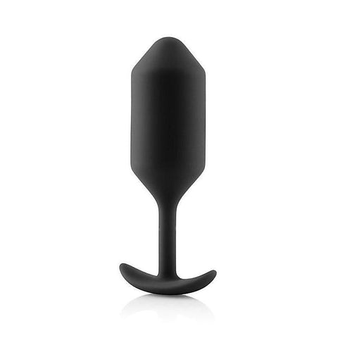 B Vibe Snug Plug 3 Weighted Silicone Butt Plug for Extended Anal Play - Butt Plugs