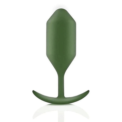B Vibe Weighted Silicone Delight Snug Plug 4 Premium Weighted - Butt Plugs