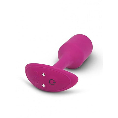 B Vibe Vibrating Snug Plug Weighted Pleasure Anal Stimulation - Butt Plugs