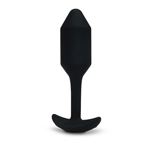 B Vibe Vibrating Snug Plug Weighted Pleasure Anal Stimulation - Butt Plugs