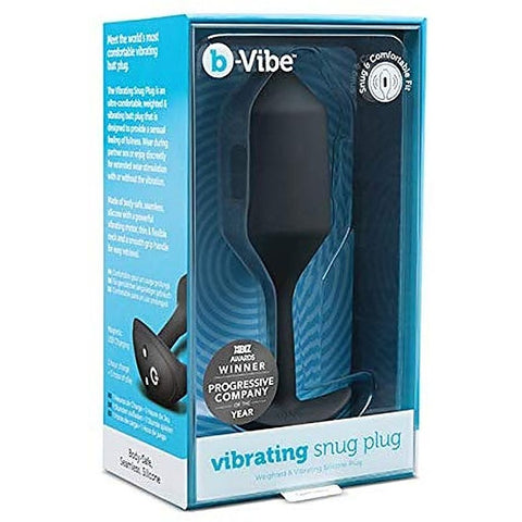 B Vibe Vibrating Snug Plug XL Ultimate Anal Bliss Premium Weighted Butt Plug - Butt Plugs