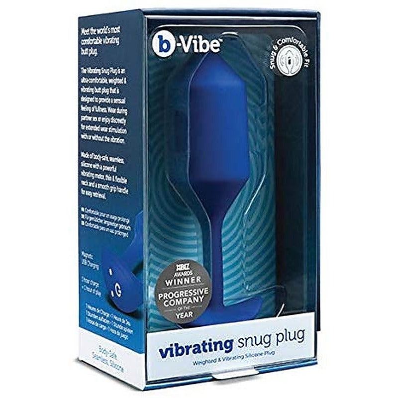 B Vibe Vibrating Snug Plug XL Ultimate Anal Bliss Premium Weighted Butt Plug - Butt Plugs