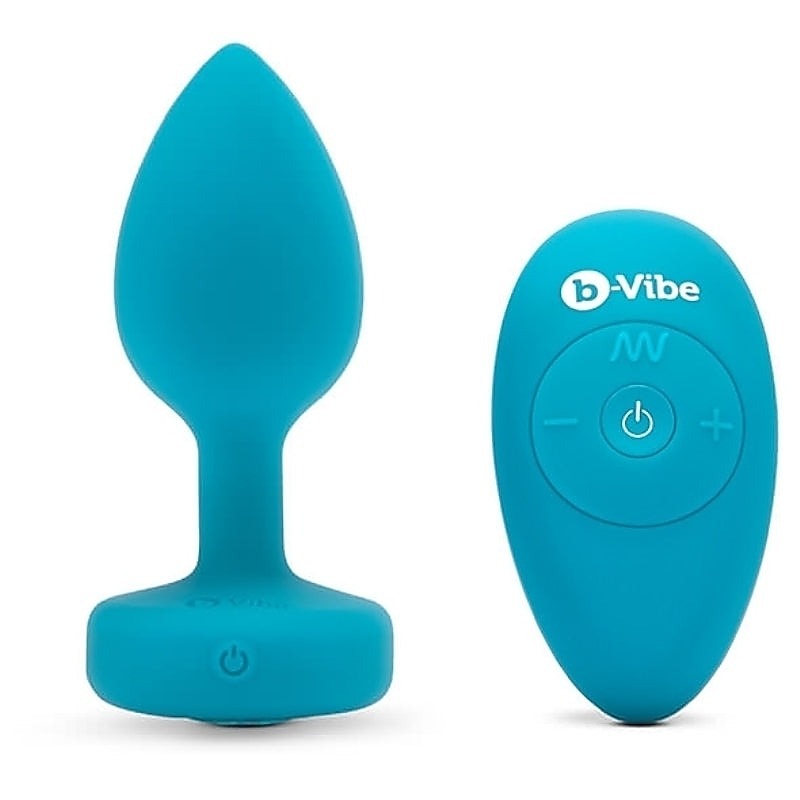 Vibrating Jewel Anal Plug by B-Vibe - Butt Plugs