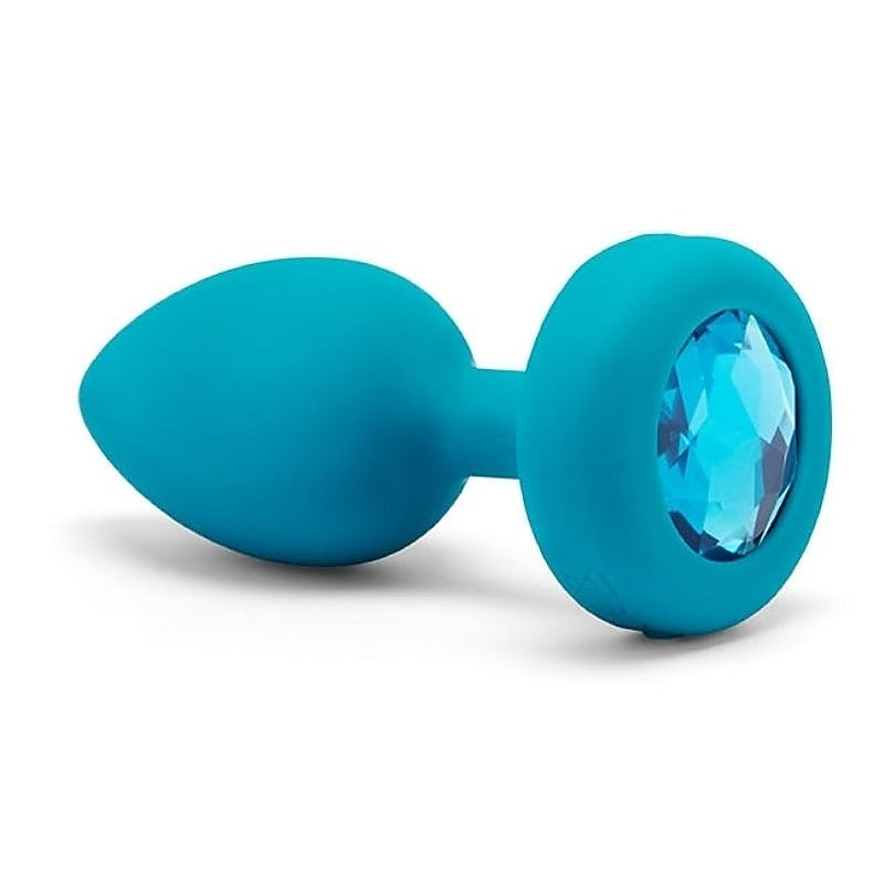 Vibrating Jewel Anal Plug by B-Vibe - Butt Plugs