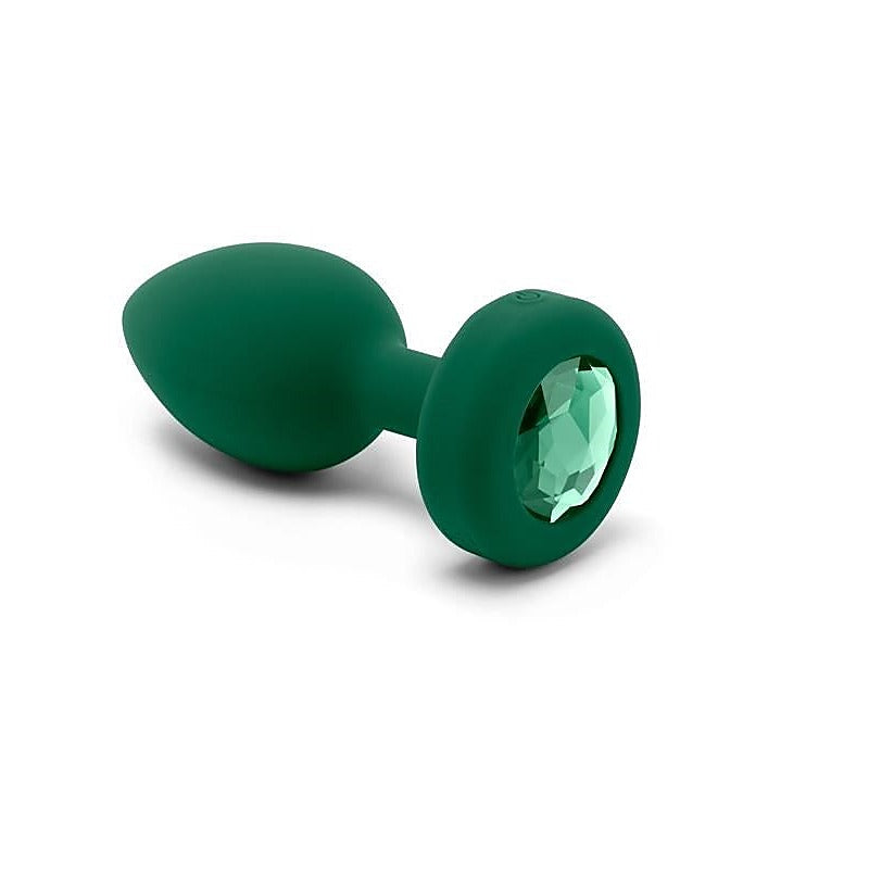 B Vibe Luxurious Vibrating Jewels Remote Control Butt Plug with 6 Patterns - Butt Plugs